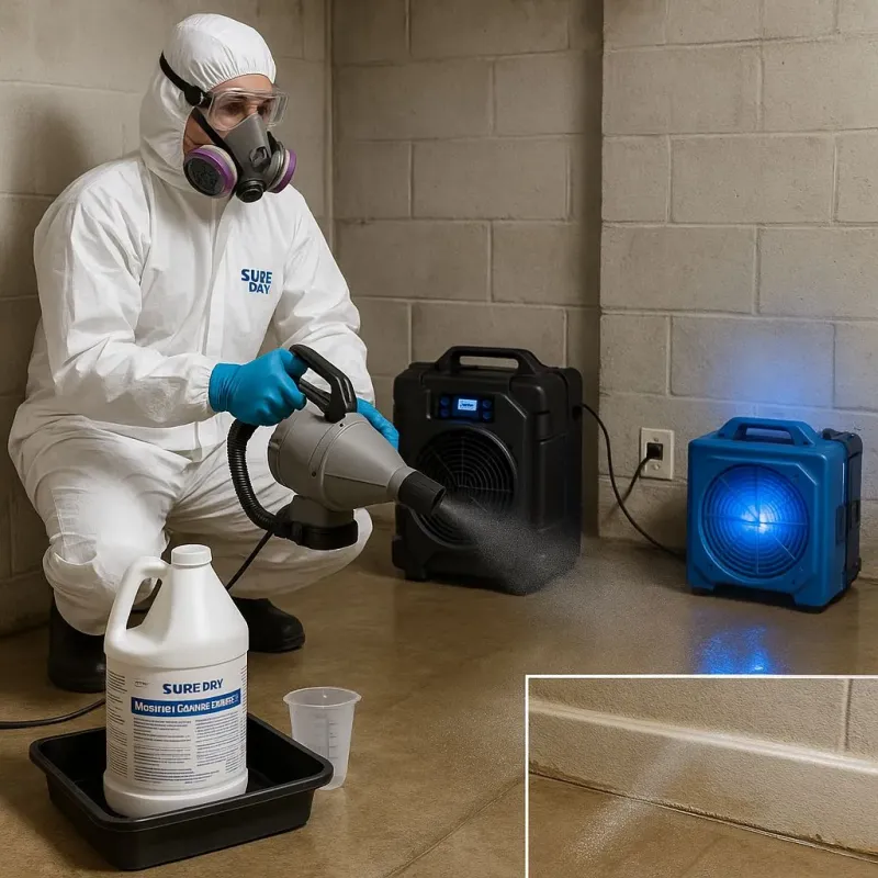 Sanitization and Odor Removal process in Tecumseh, OK